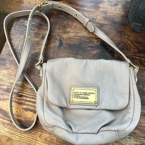 Marc Jacobs Small Grey Crossbody Purse